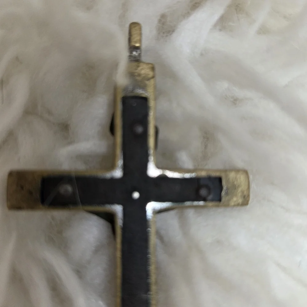 WW11 German Army Officer Pectoral Cross Skull Crossbone Pendant